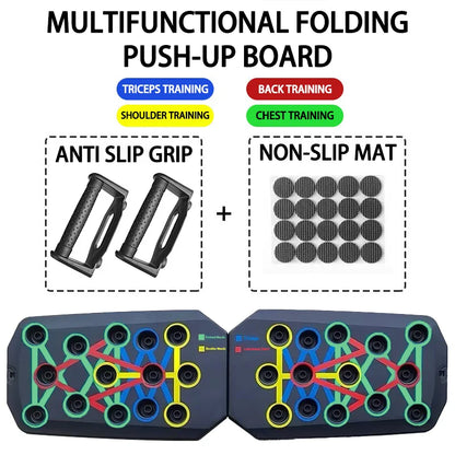 Foldable Multifunctional Push-Up Board