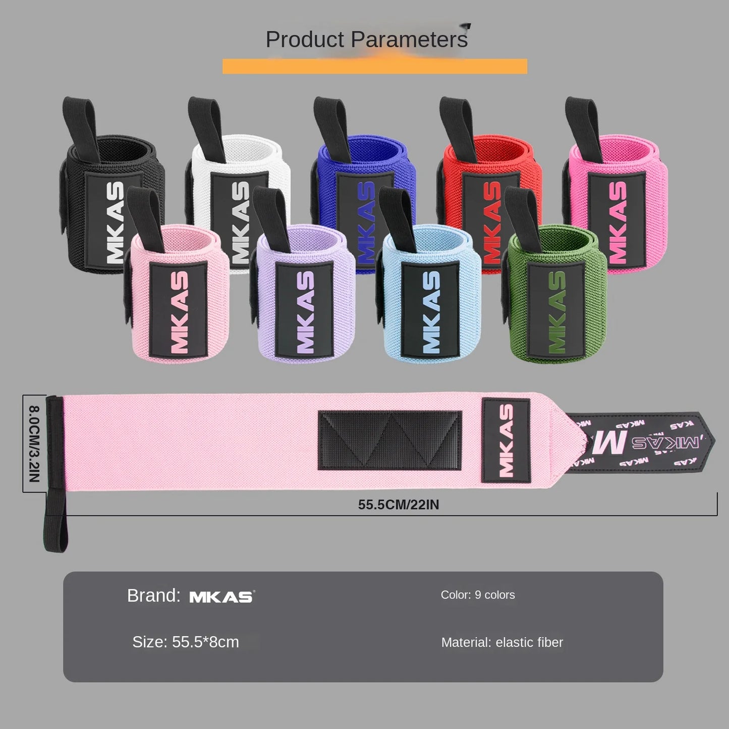 PowerLift Wrist Straps (2-Pack)